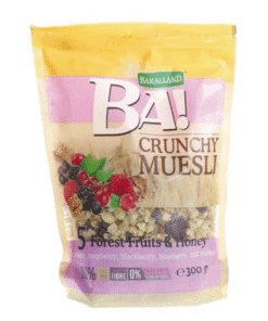Ngũ cốc bakalland crunchy muesli 5 forest fruits & honey gói 300G - Bịch