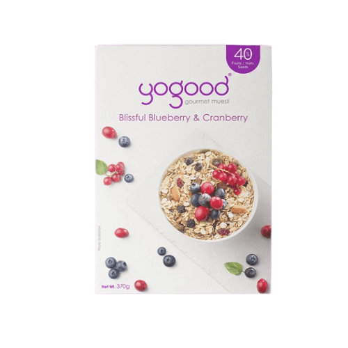 Yogood Gourmet Muesli Blissful Blueberry & Cranberry - Hộp