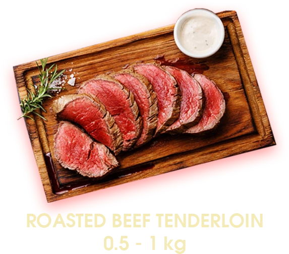 ROASTED BEEF TENDERLOIN 0.5 - 1 kg