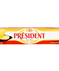 PRESIDENT FRENCH UNSALTED BUTTER 250G - Bơ Lạt Président Pháp 250g