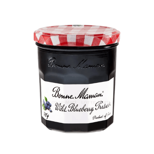 BONNE MAMAN WILD BLUEBERRY JAM 370G - Mứt Việt Quất Rừng Bonne Maman 370g