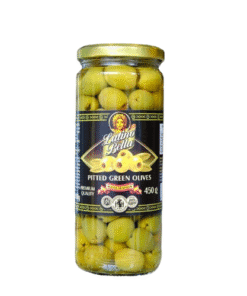PITTED GREEN OLIVES 450G - Oliu xanh bỏ hạt 450g