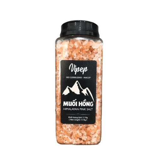 HIMALAYAN PINK SALT VIPEP 500G - Muối Hồng Himalaya Hạt Vipep 500g