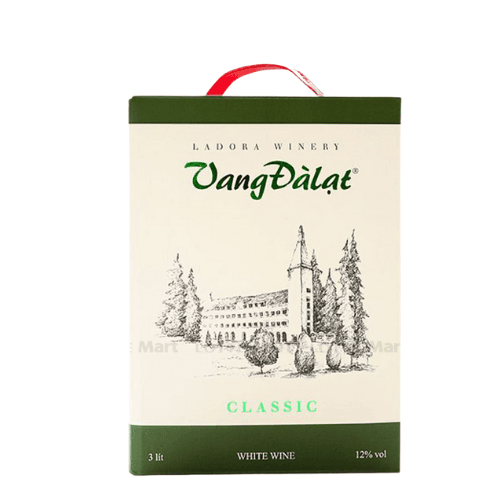 DALAT WHITE WINE 3L - Rượu Vang Đà Lạt Trắng 3L