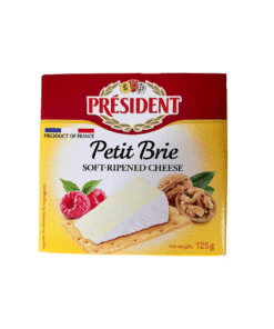 PRÉSIDENT PETIT BRIE SOFT CHEESE 125G - Phô Mai Mềm Brie Président Petit 125G