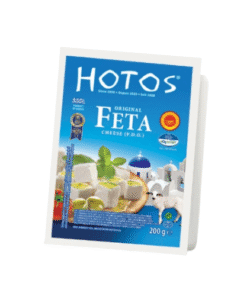 GREEK FETA CHEESE PDO IN BRINE HOTOS 200G - Phô mai Feta Hy Lạp PDO ngâm nước muối Hotos 200g