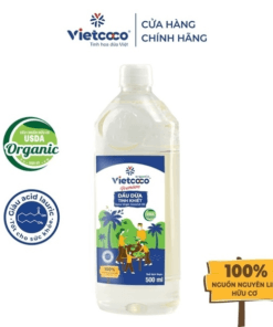 ORGANIC COCONUT OIL 500ML - Dầu Dừa Hữu Cơ 500ml