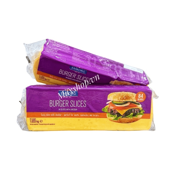 EMBORG PROCESSED CHEESE SLICES - Phomai Lát Emborg 84 Lát