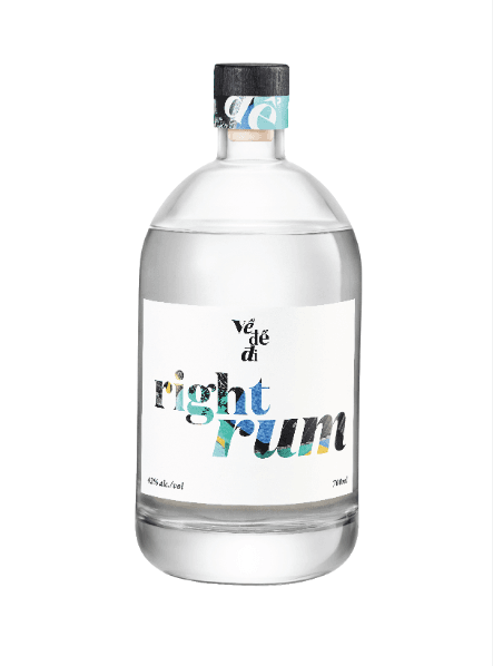 VỀ ĐỂ ĐI RIGHT RUM 42 350ML WINE - Rượu Rum Right 42 350ml