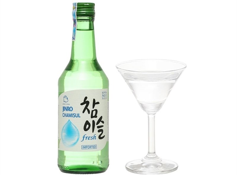 JINRO CHAMISUL SOJU 360ML - Rượu Soju Jinro Chamisul 360ml