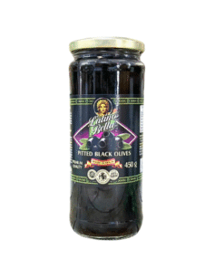 LATINO BELLA PITTED BLACK OLIVES 450G - Ôliu Đen Không Hạt Latino Bella 450g