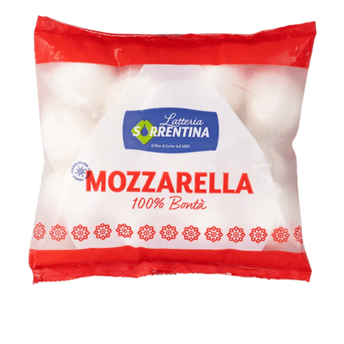 FROZEN MOZZARELLA CHERRY 18*250GR - Phô Mai Mềm Ủ Chín Frozen Mozzarella 18*250Gr
