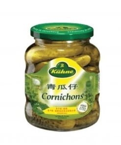 KUEHNE PICKLED CUCUMBER CORNICHONS 330G - Dưa Chuột Muối Kuehne Cornichons 330G