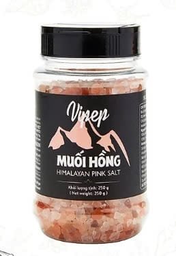 HIMALAYAN PINK SALT VIPEP 250G - Muối Hồng Himalaya Hạt Vipep 250g (Hộp)