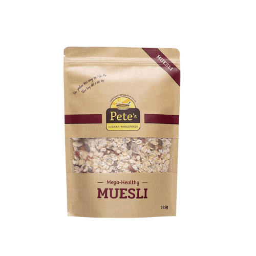 PETE'S MEGA HEALTH MUESLI 325G - Ngũ Cốc Muesli Pete'S