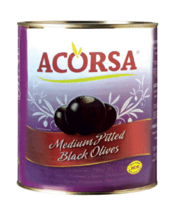 BLACK PITTED OLIVES 3KG - Oliu đen không hạt 3kg