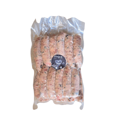 FRESH PORK & MUSHROOM SAUSAGE 50G - Xúc Xích Heo Nấm 50g